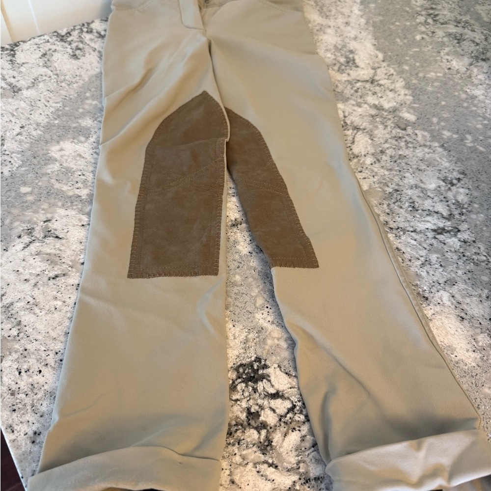 RJ Classics Girls Tan Riding Jodhpurs